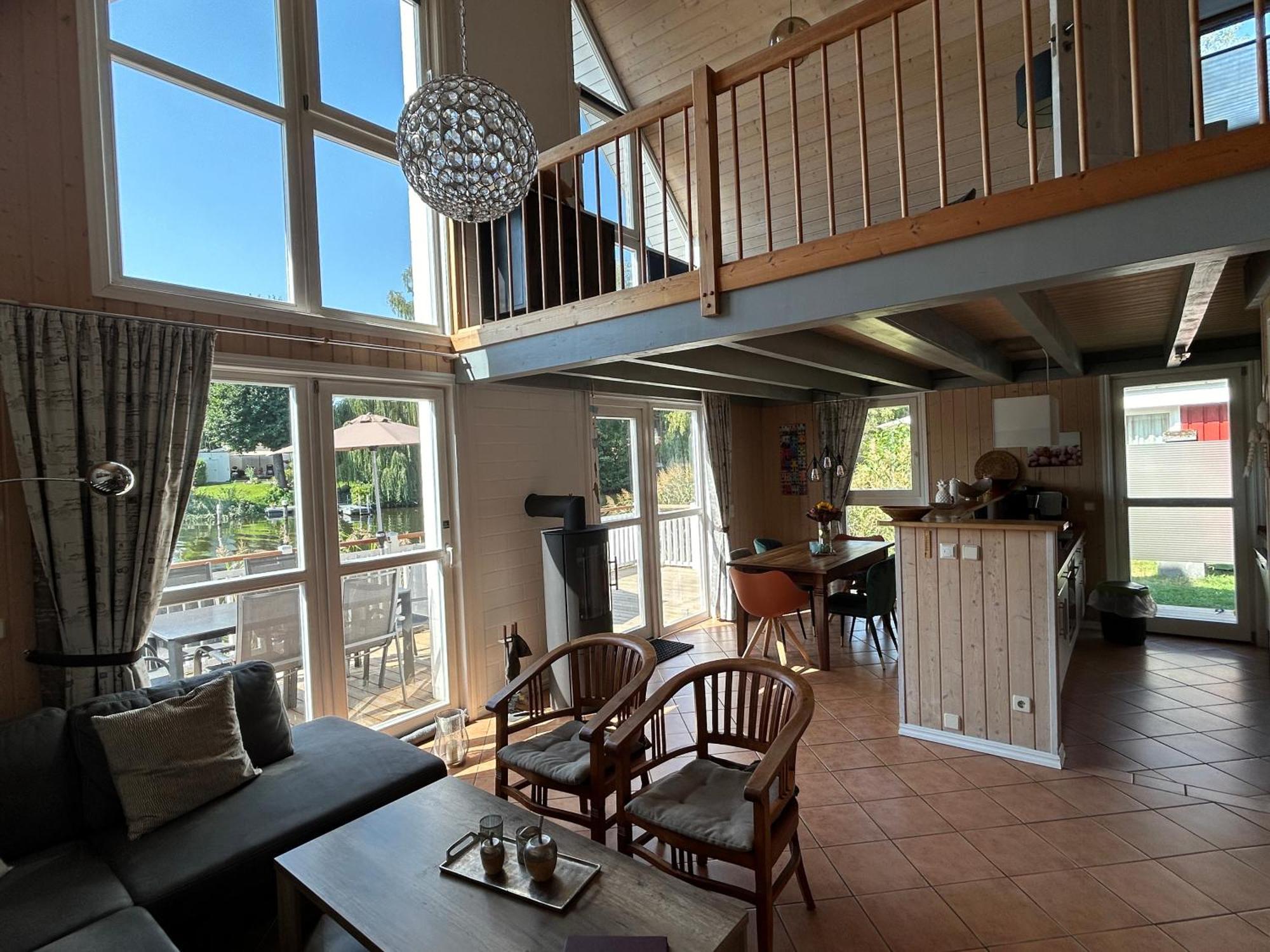 Ferienhaus Mit Wasserterrasse - Mit Sauna Und Kamin - Inklusive Nebenkosten 文迪施里茨 外观 照片